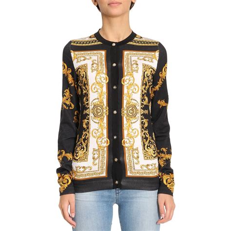 versace cardign|Versace ladies sweaters.